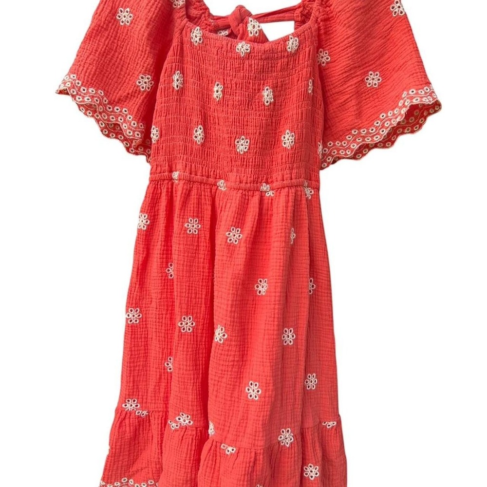 Cottage Core Summer Embroidered Dress